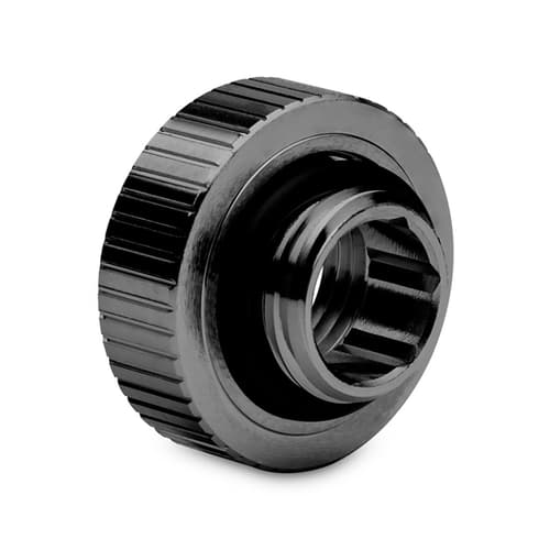 EK-Quantum Torque - 7mm Male to Female Static Extender - Black Nickel