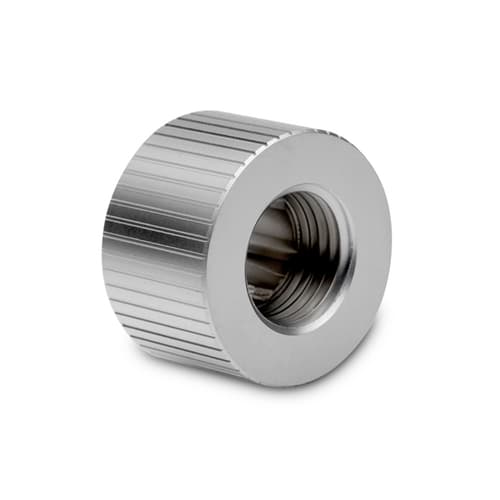 EK-Quantum Torque - 14mm Female to Female Static Extender - Satin Titanium