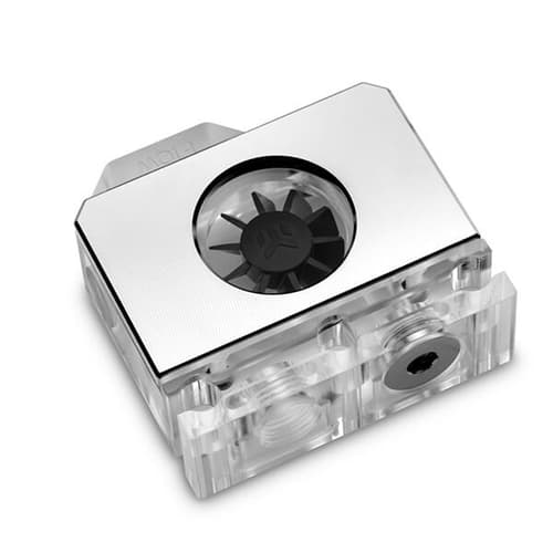 EK-Quantum Scalar - Flow Indicator - Bottom-To-Top - D-RGB – Nickel