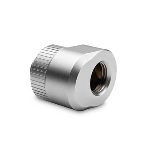 EK-Quantum Torque - Rotary Offset 7 - 7mm Male-Female Adapter Fitting - (Satin Titanium)