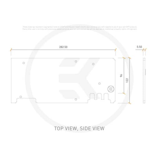 EK-Quantum Vector Xtreme RTX 3080/3090 Backplate - Black