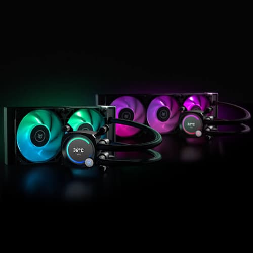 EK Nucleus AIO CR240 Vision D-RGB 240mm CPU Liquid Cooler