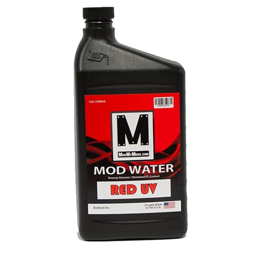 ModMyMods ModWater PC Coolant - Red UV – 1 Liter (MOD-0277)