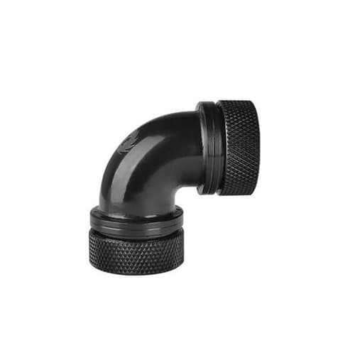 Thermaltake Pacific PETG Tube 90-Degree Dual (Black)