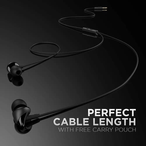 Boat Bassheads 100 Earphone (Black)