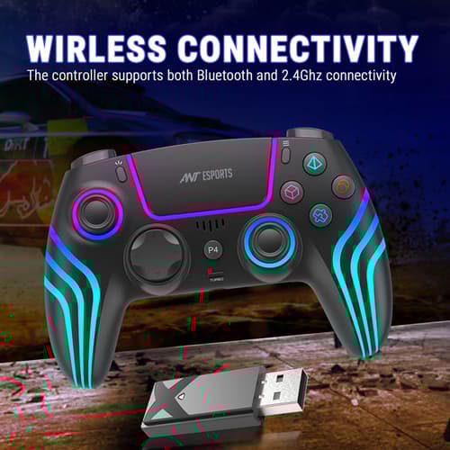 Ant Esports GP400 RGB Wireless Gamepad (Black)