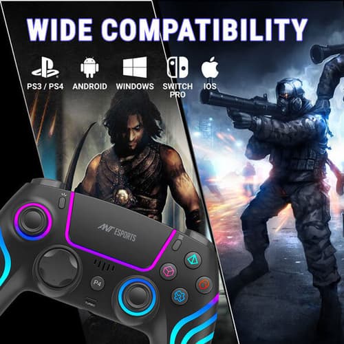 Ant Esports GP400 RGB Wireless Gamepad (Black)
