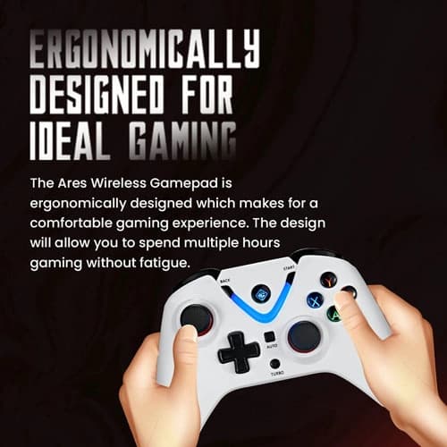 Cosmic Byte Ares Wireless White Controller with Magnetic Triggers