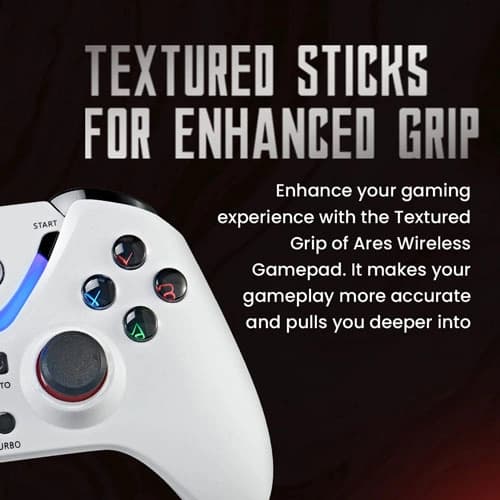 Cosmic Byte Ares Wireless White Controller with Magnetic Triggers