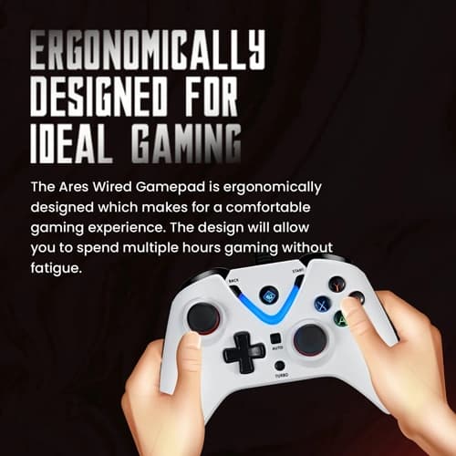 Cosmic Byte Ares White Wired Controller