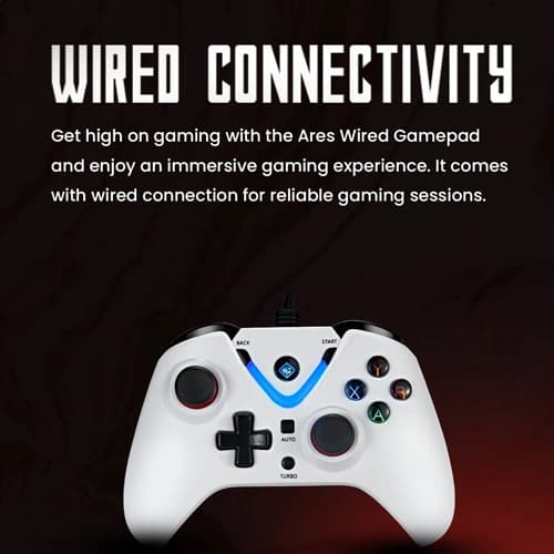Cosmic Byte Ares White Wired Controller