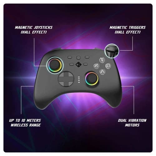 Cosmic Byte Stellaris Tri Mode Black Gaming Controller