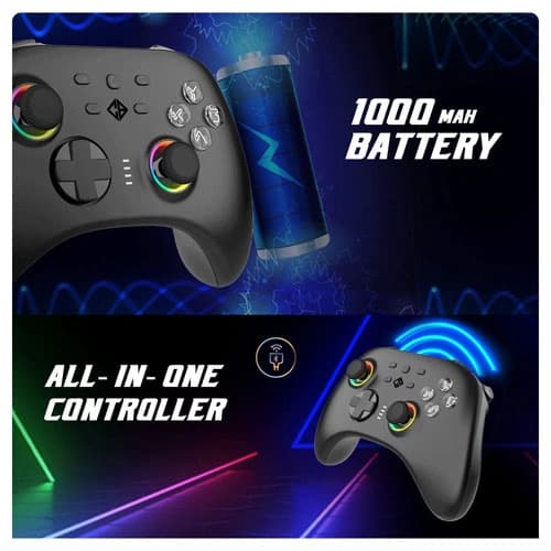 Cosmic Byte Stellaris Tri Mode Black Gaming Controller