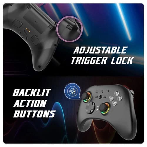 Cosmic Byte Stellaris Tri Mode Black Gaming Controller
