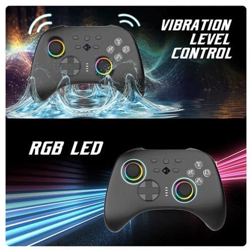Cosmic Byte Stellaris Tri Mode Black Gaming Controller