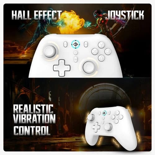 Cosmic Byte Blitz Wireless Plus Wired White Controller