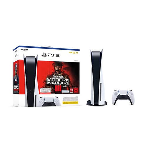 Sony PS5 Console with Call of Duty Modern Warfare III Bundle (White)
