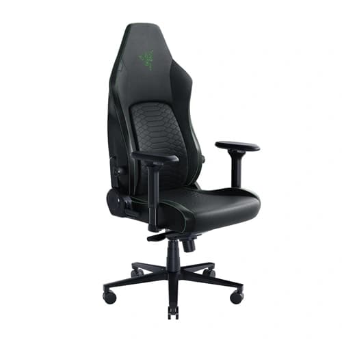 Razer Iskur V2 Black Green Gaming Chair with Lumbar Support