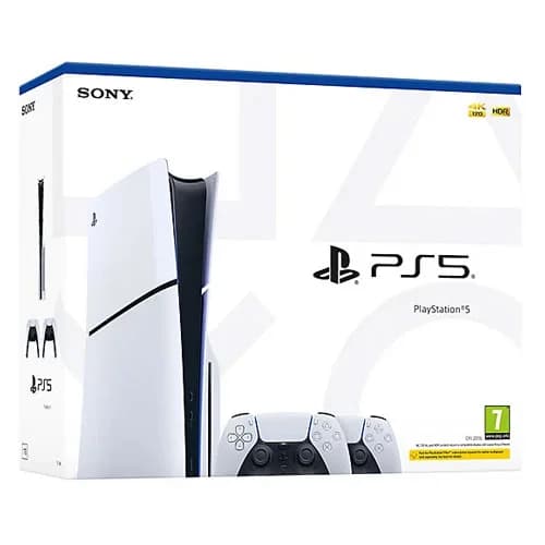 Sony PS5 Console Two DualSense Wireless Controllers Bundle (Slim)
