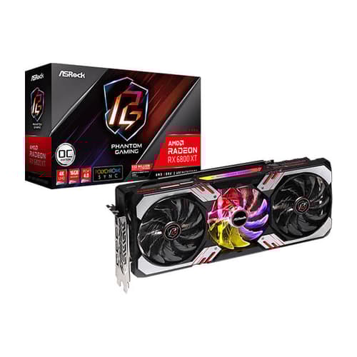 ASRock RX 6800 XT Phantom Gaming OC 16GB Graphics Card