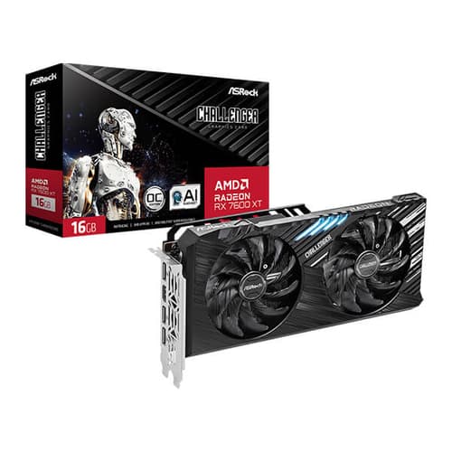 ASRock RX 7600 XT Challenger OC 16GB Graphics Card