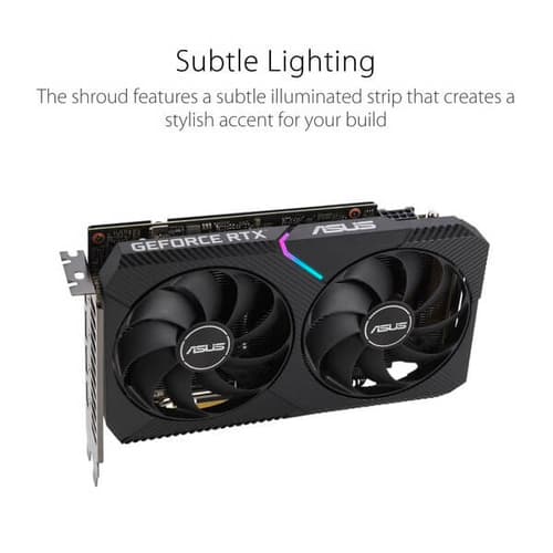 Asus RTX 3060 Dual OC V2 LHR 12GB Graphics Card - Main Image