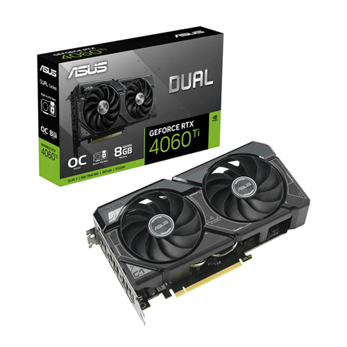Asus Dual RTX 4060 Ti SSD OC Edition 8GB Graphics Card