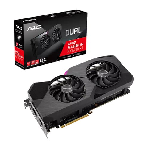 Asus Dual RX 6750 XT OC 12GB Graphics Card
