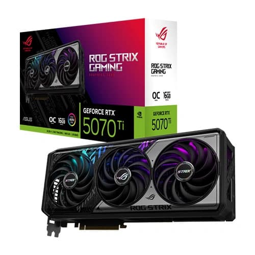 ASUS ROG Strix Gaming RTX 5070 Ti OC 16GB GDDR7 Graphics Card