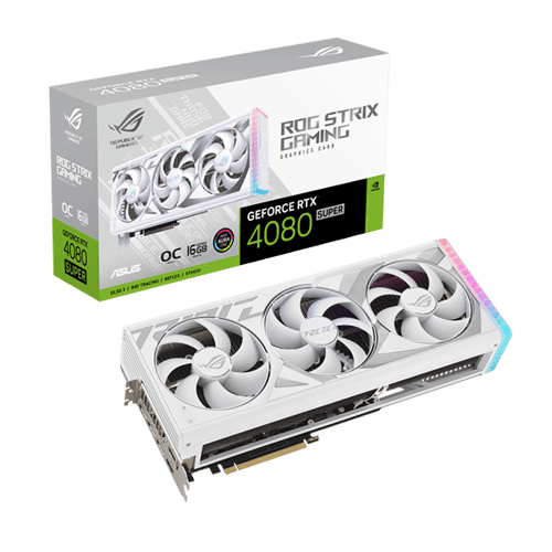 Asus ROG Strix RTX 4080 Super White OC Edition 16GB Graphics Card