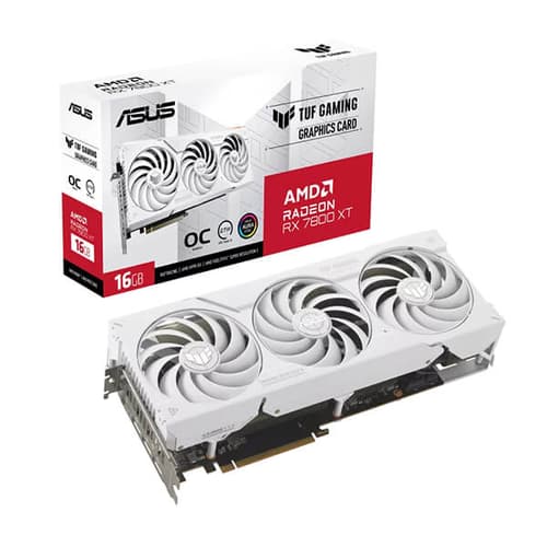 Asus TUF Gaming RX 7800 XT White OC Edition 16GB Graphics Card