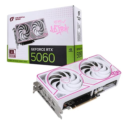 Colorful iGame RTX 5060 Ultra W DUO OC 8GB-V Graphics Card