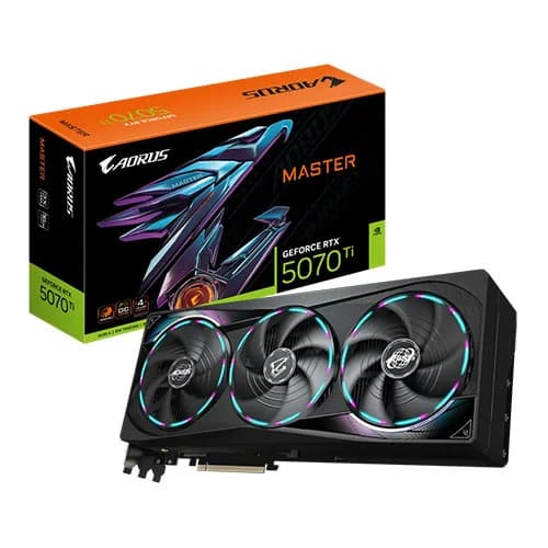 Gigabyte Aorus RTX 5070 Ti Master 16GB GDDR7 Graphics Card