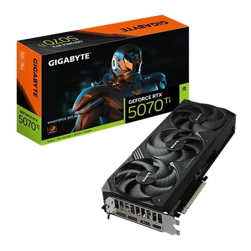 Gigabyte RTX 5070 Ti Windforce SFF 16GB GDDR7 Graphics Card