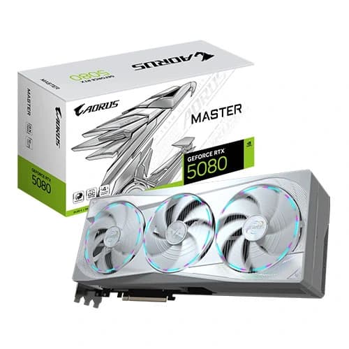 Gigabyte Aorus RTX 5080 Master ICE 16GB GDDR7 Graphics Card