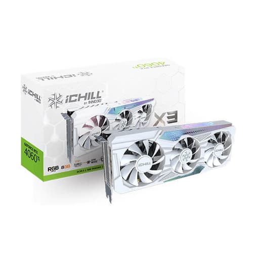 Inno3d RTX 4060 Ti iCHILL X3 White 8GB Graphics Card