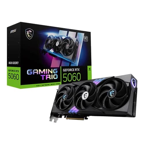 MSI RTX 5060 Gaming Trio OC 8GB GDDR7 Graphics Card