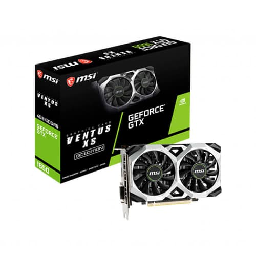 MSI GTX 1650 Ventus XS OC 4GB GDDR6 Graphics Card