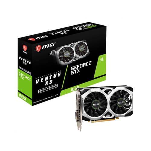 MSI GTX 1650 Ventus XS OCV1 4GB Graphics Card