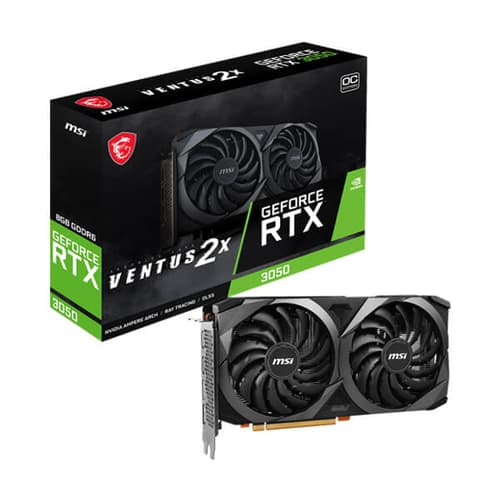 MSI RTX 3050 Ventus 2X OCV1 8GB Gaming Graphics Card