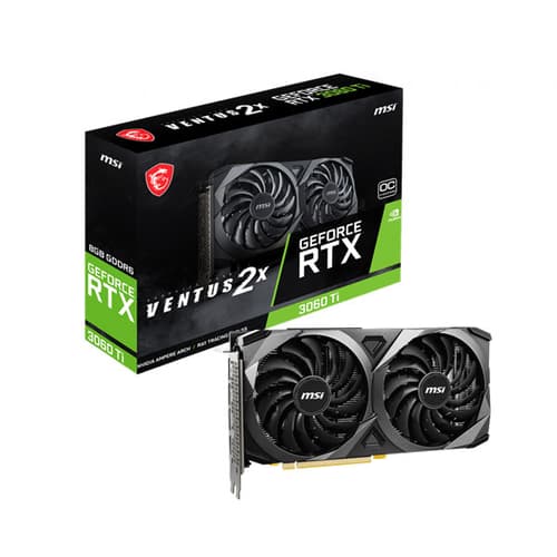 MSI RTX 3060 Ti Ventus 2X OCV1 LHR 8GB Graphics Card