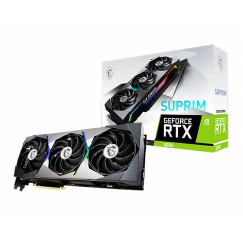 MSI RTX 3080 Suprim LHR 10GB Gaming Graphics Card
