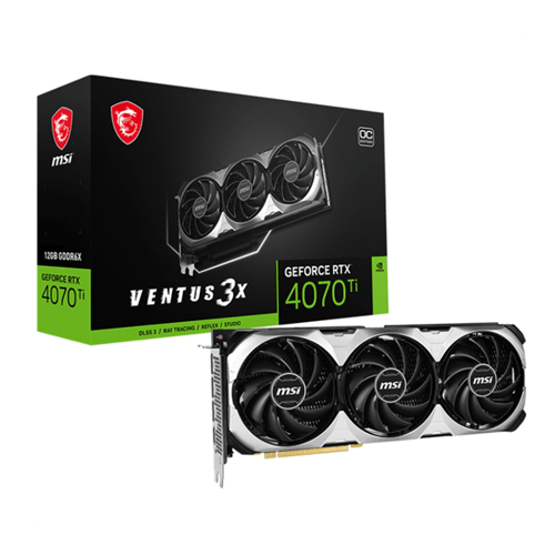 MSI RTX 4070 Ti Ventus 3X OCV1 12GB Graphics Card