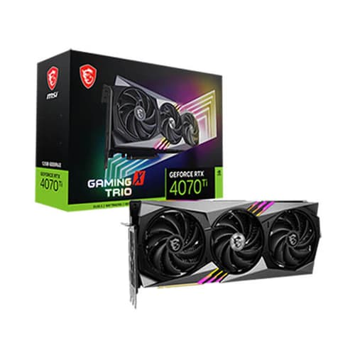 MSI RTX 4070 Ti Gaming X Trio 12GB Gaming Graphics Card
