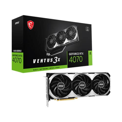 MSI RTX 4070 Ventus 3X 12GB Graphics Card