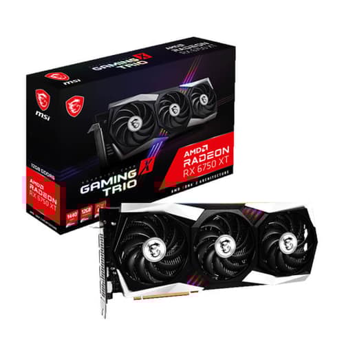 MSI RX 6750 XT Gaming X Trio 12GB Graphics Card