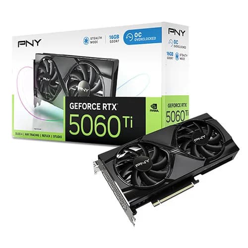 PNY RTX 5060 Ti OC 16GB GDDR7 Graphics Card