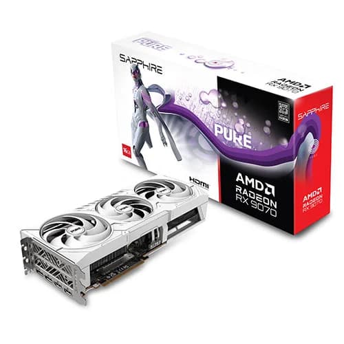 Sapphire Pure RX 9070 OC 16GB GDDR6 Graphics Card