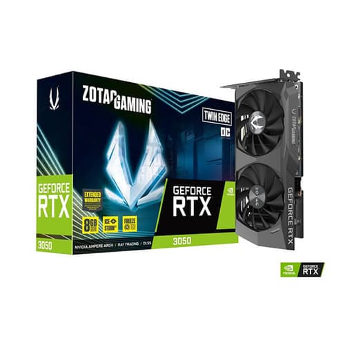 Zotac RTX 3050 Twin Edge OC LHR 8GB Gaming Graphics Card