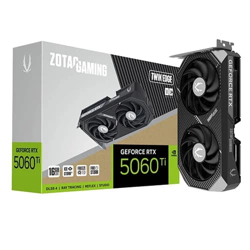 ZOTAC RTX 5060 Ti Twin Edge OC 16GB GDDR7 Graphics Card